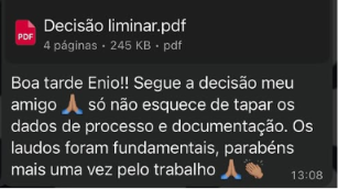 Depoimento de cliente